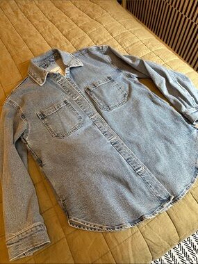 Abercrombie & Fitch Denim Utility Jacket Women Medium